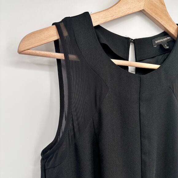 BANANA REPUBLIC Black Mesh Inset Jumpsuit // 0 - Picture 5 of 13